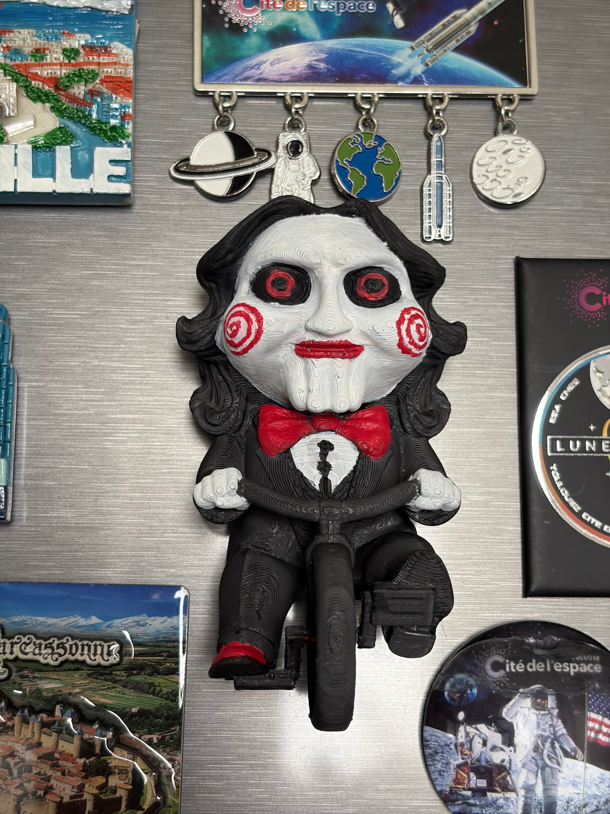 Aimant Figurine Masquée Creepy - Détails Peints